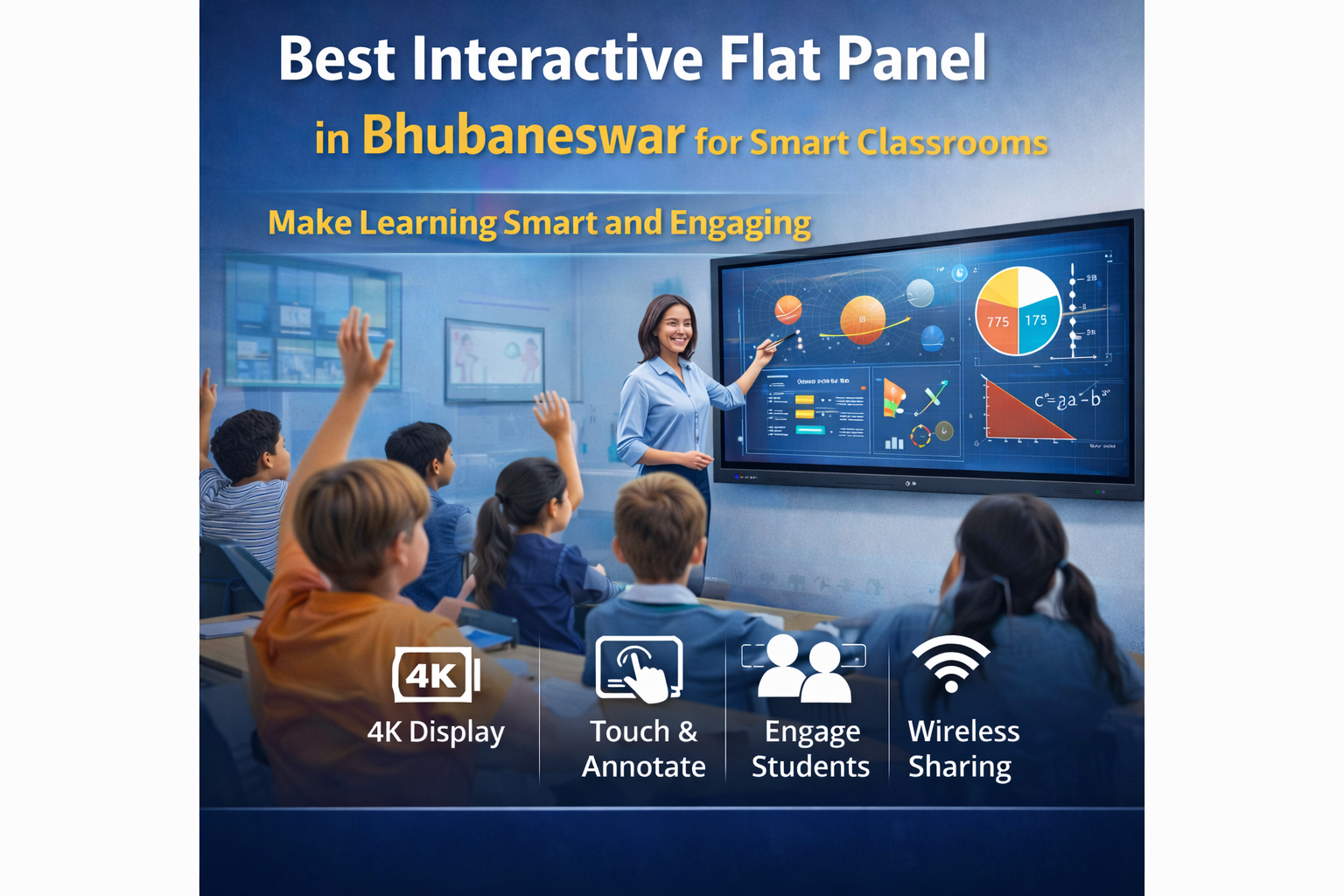Best Interactive Flat Panel in Bhubaneswar for Smart Classrooms
