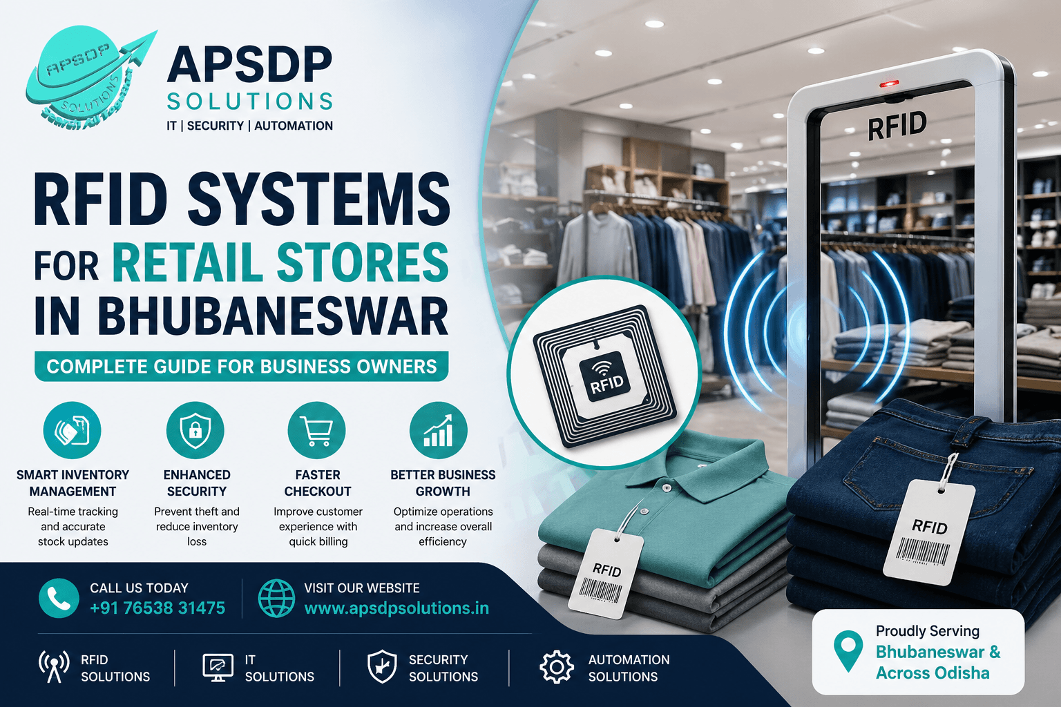 RFID Systems for Retail Stores in Bhubaneswar: Complete Guide for Business Owners | APSDP Solutions Blog